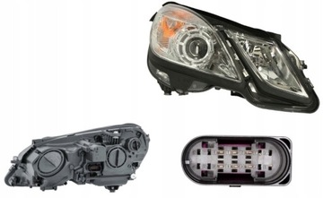 Фара правий mercedes e клас w212 09- hella фото №1