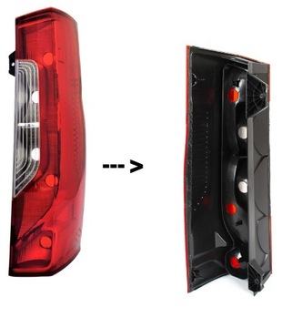 Лампа сплав зад права mercedes sprinter 2018- фото №1