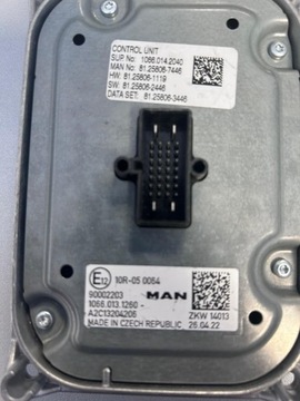 Преобразователь модуль света man tg3, tgx,tgs новая фото №1