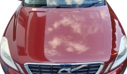 Volvo xc60 1 i передній рестайлінг 08-13 капот кришка двигуна 702 flamenco red фото №1