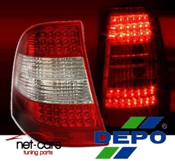 Лампы задние mercedes ml w163 led диодные cb фото №1