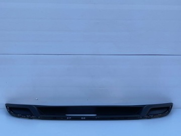 Volkswagen golf vii рестайлінг накладка бампера зад спойлер 2016-2020 фото №1