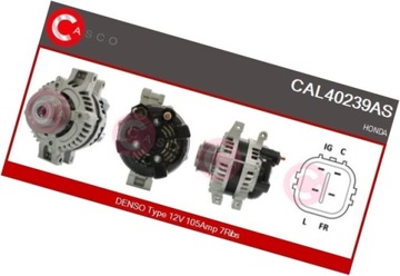 Генератор 12v 130a ina - casco cal40239as фото №1