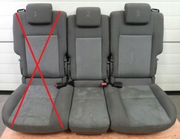 Ford c-max 07 r диван зад сиденье фото №1