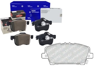 Delphi тормозные колодки тормозные honda civic viii 1.4-2.2d фото №1