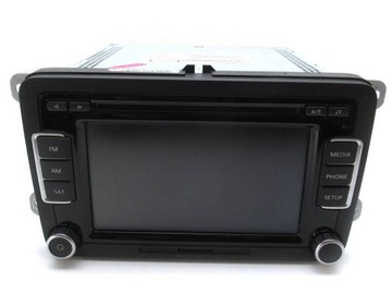 Радио vw passat b7 1k0035188f 10-15 тюнер фото №1