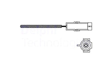 Delphi лямбда-зонд daewoo aranos espero lanos leganza nexia nubira фото №1