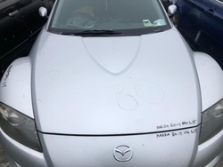 Капот крышка двигателя mazda rx8 rx-8 03-09 22v фото №1