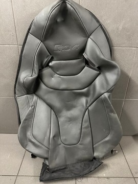Шкіра сидіння перед recaro audi rs4 soul metallica фото №1