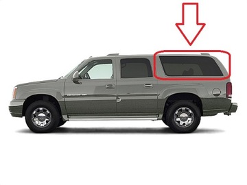 Cadillac escalade esv 03-06r скло кузовна ліва оригінал oem фото №1