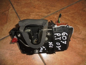 Замок двері правий зад peugeot 607 03' sed фото №1