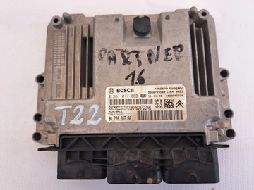 Peugeot citroen 0281017863 ecu комп'ютер оригінал фото №1