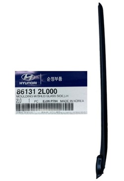 Планка скла передній ліва перед hyundai i30 07- фото №1