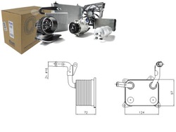 Радиаторов масла nissens 079117015a 7104025 фото №1