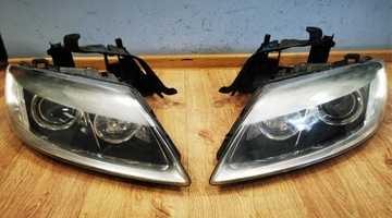 Audi q7 4l 05-10 лампа левая перед ксенон англичанин комплектная фото №1