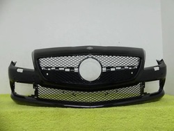 Бампер перед mercedes slk w172 11-15 решётка радиатора оригинал фото №1