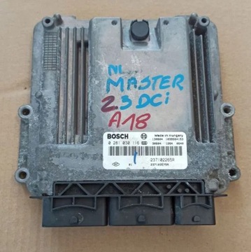 Компьютер renault master 2.3 0281030116 237102265r фото №1