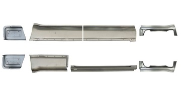 Master movano 98-10 l2 порог ремкомплект обшивка пороги оцинковка kpl 7szt фото №1