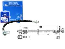 Шланг гальмівний ate 1j0611701 l n фото №1