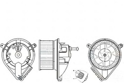 Behr-hella двигатель вентилятор mercedes sprinter 96- - фото №1