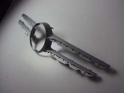 Решітка радіатора решітка mercedes c-klasa w205 2014- фото №1