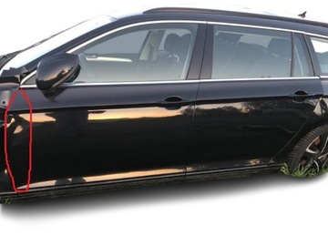 Passat b8 14-19 дверь перед левая kpl зеркало lc9x фото №1