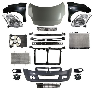 Swift 05-07 перед капот бампер лампа крыло pas фото №1