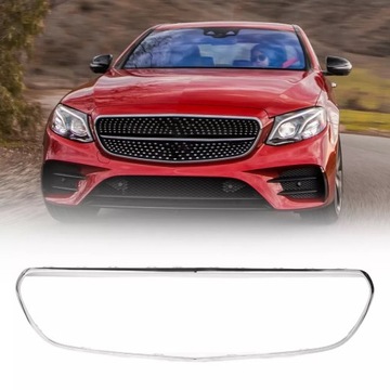Рамка бампера решётка mercedes w213 16-19 a2138850200 хром фото №1
