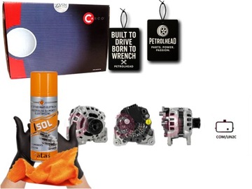 Генератор 12v 90a casco #petrolhead pro+ kit4 фото №1