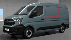 Скло renault master лівий перед od 2024r- новий модель 1417 x 673 фото №1
