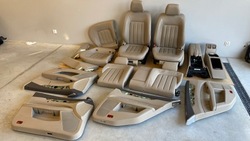 Оббивка сидіння шкіра mercedes cls w218 вентильована фото №1