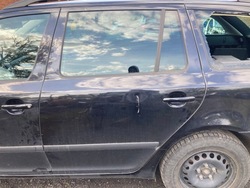 Двері задні ліві зад лівий skoda octavia ii рестайлінг чорні lf9r універсал фото №1