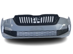 Бампер перед переднє решітка радіатора skoda scala 657 2019 - фото №1