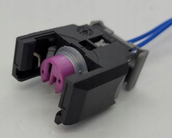 Штекер delphi 2pin инжектора sprinter mercedes фото №1