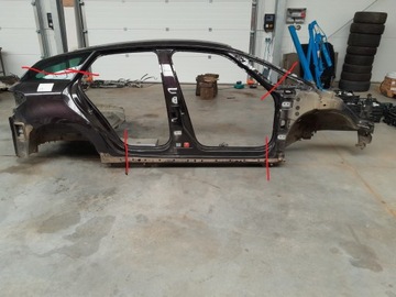 Четверть перед правая лонжерон citroen ds5 фото №1