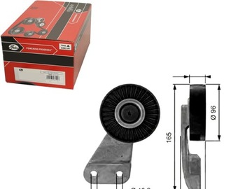 Gates t38461 ролик kierunkowa / напрямна, стрічка klinowy зубчастий фото №1