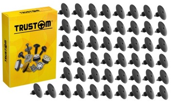 50x клипса штифт крепление подкрылки защита wykładzin citroen dacia opel renault фото №1