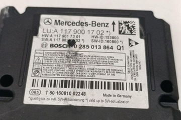 Модуль подушка безпеки mercedes-benz gla x156 a1179001702 2.14l дизель 2016 фото №1