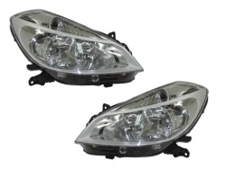 Комплект фары renault clio 3 2005-2008 valeo фото №1