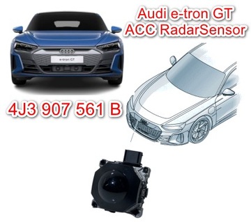 Дистронік радар acc - audi e-tron gt - 4j3907561b / 4j3.907.561.b фото №1