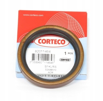 Сальник 53x68x10 вала двигателя fiat 126p зад фото №1