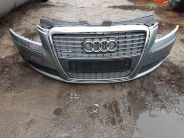 Audi a8 d3 бампер перед переднее решётка радиатора решётка распылители pdc ксенон ly7g фото №1