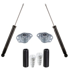 Амортизаторы защитные накладки подушки зад seat cordoba 6l2 ibiza 6l1 skoda fabia ii фото №1