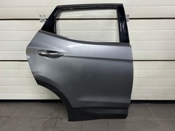 Hyundai santa fe iii двері праві зад задні комплектні скло фото №1