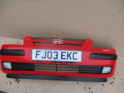 Бампер перед переднее hyundai getz 02-05 фото №1