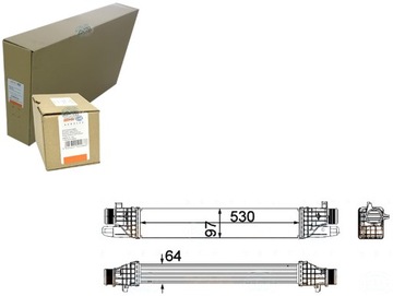 Behr hella интеркулер brh, 8ml 376 756-271 фото №1