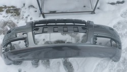 Audi a6 c6 04-08 бампер переднє pod розпилювачі ly7q фото №1