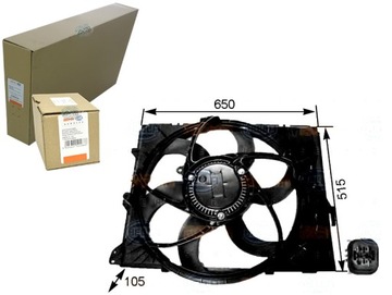 Вентилятор радиатор behr hella 7590699 1742752325 фото №1