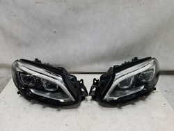 Фари mercedes gle 166 ml комплект ідеальні фото №1