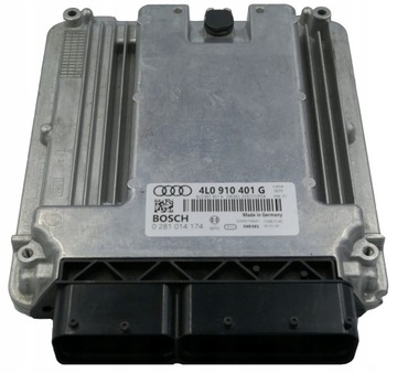 Блок управления / модуль ecu audi q7 4l 4l0910401g, 0281014174 программирование фото №1